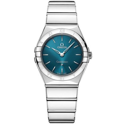 Omega Nieuw Constellation 28 mm, staal met staal 131.10.28.60.03.002