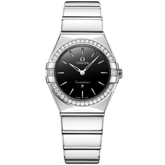 Omega Nieuw Constellation 28 mm, staal met staal 131.15.28.60.01.001