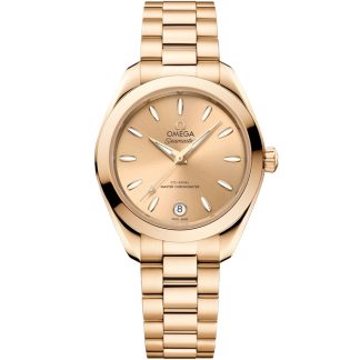 Omega Nieuw Seamaster Aqua Terra 150M 30 mm, Moonshine™ gold met Moonshine™ gold 220.50.30.20.08.001