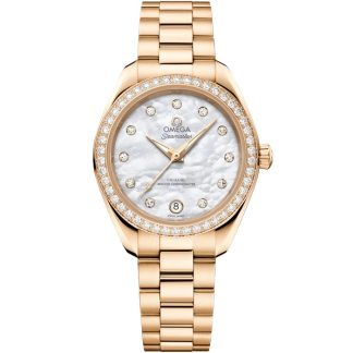 Omega Nieuw Seamaster Aqua Terra 150M 30 mm, Moonshine™ gold met Moonshine™ gold 220.55.30.20.55.001