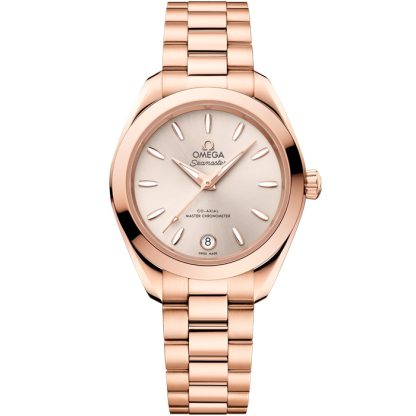 Omega Nieuw Seamaster Aqua Terra 150M 30 mm, Sedna™ gold met Sedna™ gold 220.50.30.20.09.001