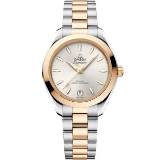 Omega Nieuw Seamaster Aqua Terra 150M 30 mm, staal - Moonshine™ gold met staal - Moonshine™ gold 220.20.30.20.02.001