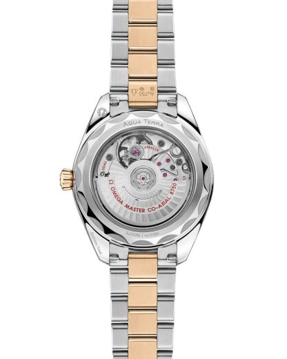 Omega Nieuw Seamaster Aqua Terra 150M 30 mm, staal - Moonshine™ gold met staal - Moonshine™ gold 220.25.30.20.55.001 - Afbeelding 2