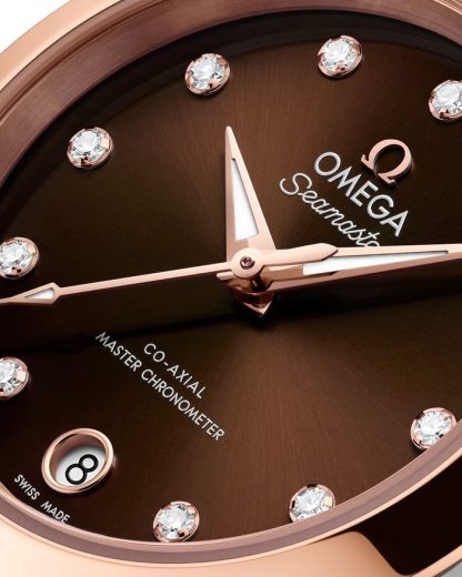 Omega Nieuw Seamaster Aqua Terra 150M 30 mm, staal - Sedna™ gold met staal - Sedna™ gold 220.20.30.20.63.001 - Afbeelding 4