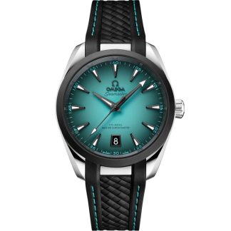 Omega Nieuw Seamaster Aqua Terra 150M 38 mm, staal met rubberen band 220.32.38.20.03.001