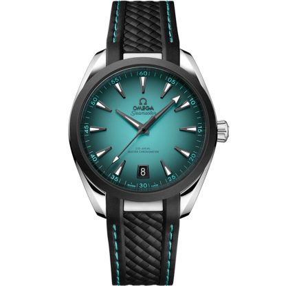 Omega Nieuw Seamaster Aqua Terra 150M 41 mm, staal met rubberen band 220.32.41.21.03.001