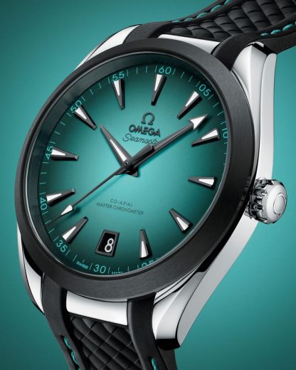 Omega Nieuw Seamaster Aqua Terra 150M 41 mm, staal met rubberen band 220.32.41.21.03.001 - Afbeelding 6