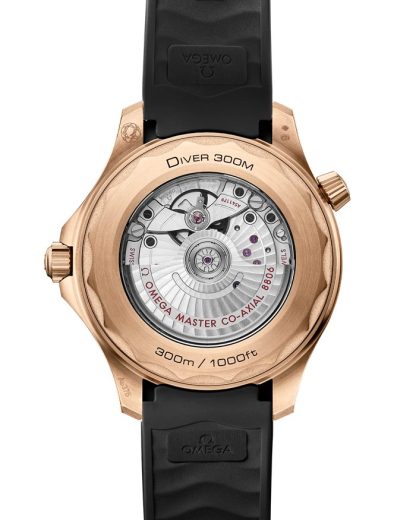 Omega Nieuw Seamaster Diver 300M 42 mm, Brons goud met rubberen band 210.92.42.20.01.003 - Afbeelding 2