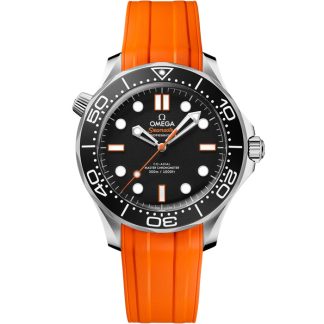 Omega Nieuw Seamaster Diver 300M 42 mm, staal met rubberen band 210.32.42.20.01.006