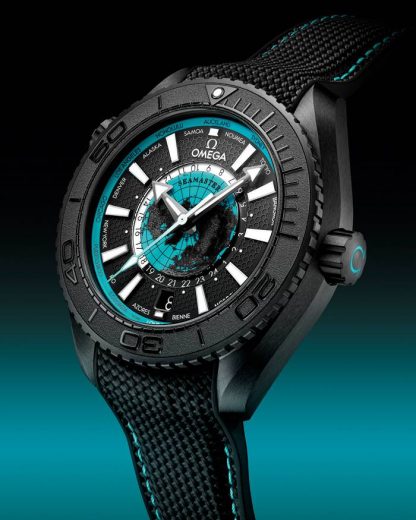 Omega Nieuw Seamaster Planet Ocean 600M 45,5 mm, zwart ceramic met rubberen band 215.92.46.22.01.006 - Afbeelding 4