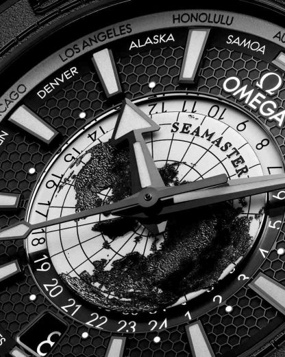 Omega Nieuw Seamaster Planet Ocean 600M 45,5 mm, zwart ceramic met rubberen band 215.92.46.22.01.007 - Afbeelding 3
