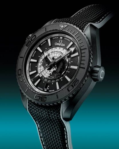 Omega Nieuw Seamaster Planet Ocean 600M 45,5 mm, zwart ceramic met rubberen band 215.92.46.22.01.007 - Afbeelding 4