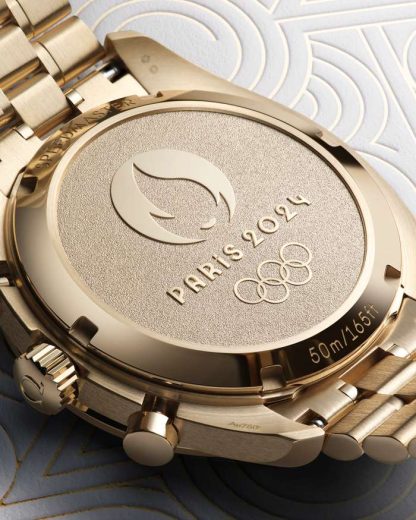 Omega Paris 2024 Speedmaster Chronoscope 43 mm, Moonshine™ gold met Moonshine™ gold 522.60.43.51.02.001 - Afbeelding 3