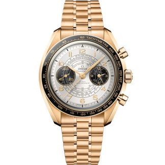 Omega Paris 2024 Speedmaster Chronoscope 43 mm, Moonshine™ gold met Moonshine™ gold 522.60.43.51.02.001