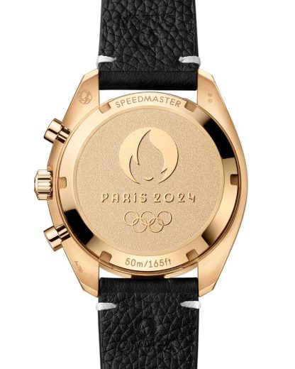 Omega Paris 2024 Speedmaster Chronoscope 43 mm, Moonshine™ gold met leren band 522.62.43.51.02.001 - Afbeelding 2