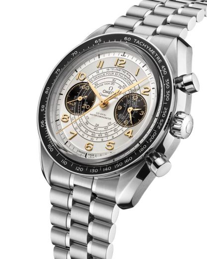 Omega Paris 2024 Speedmaster Chronoscope 43 mm, staal met staal 522.30.43.51.02.001 - Afbeelding 3