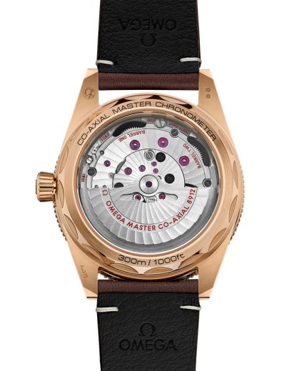 Omega Seamaster 300 41 mm, Brons goud met leren band 234.92.41.21.10.001 - Afbeelding 2