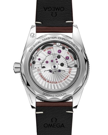 Omega Seamaster 300 41 mm, staal met leren band 234.32.41.21.01.001 - Afbeelding 2