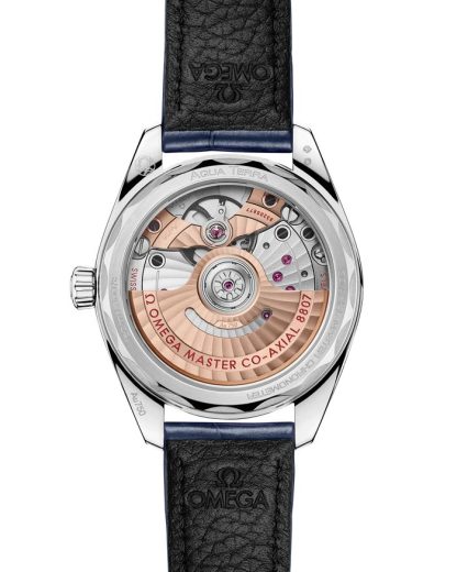 Omega Seamaster Aqua Terra 150M 34 mm, Canopus Gold™ met alligator 220.58.34.20.99.007 - Afbeelding 2