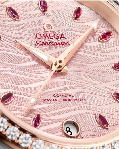 Omega Seamaster Aqua Terra 150M 34 mm, staal - Sedna™ gold met staal - Sedna™ gold 220.25.34.20.60.001 - Afbeelding 3