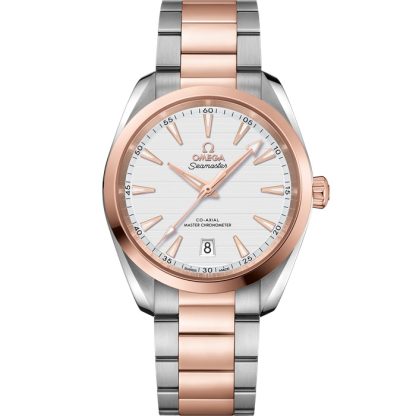 Omega Seamaster Aqua Terra 150M 38 mm, staal - Sedna™ gold met staal - Sedna™ gold 220.20.38.20.02.001