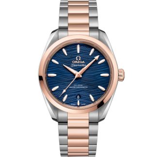Omega Seamaster Aqua Terra 150M 38 mm, staal - Sedna™ gold met staal - Sedna™ gold 220.20.38.20.03.001