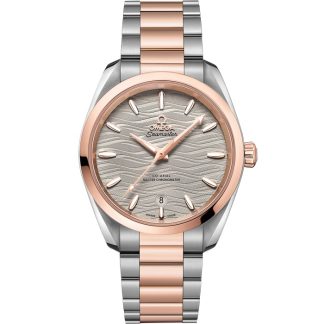 Omega Seamaster Aqua Terra 150M 38 mm, staal - Sedna™ gold met staal - Sedna™ gold 220.20.38.20.06.001