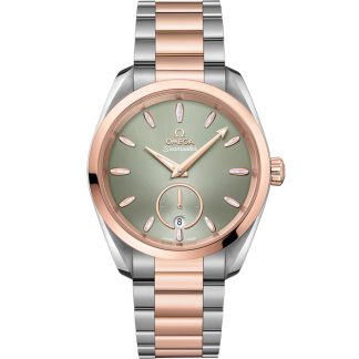 Omega Seamaster Aqua Terra 150M 38 mm, staal - Sedna™ gold met staal - Sedna™ gold 220.20.38.20.10.001