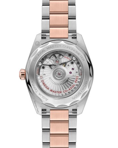 Omega Seamaster Aqua Terra 150M 38 mm, staal - Sedna™ gold met staal - Sedna™ gold 220.20.38.20.55.002 - Afbeelding 2
