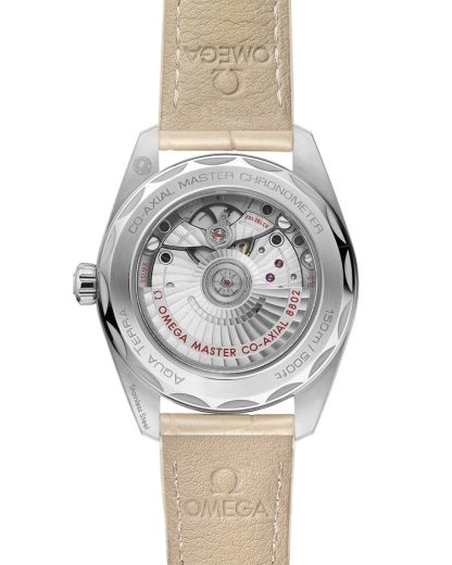 Omega Seamaster Aqua Terra 150M 38 mm, staal met leren band 220.13.38.20.09.001 - Afbeelding 2