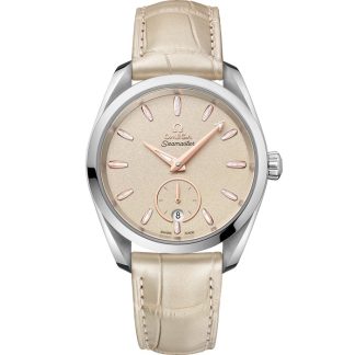 Omega Seamaster Aqua Terra 150M 38 mm, staal met leren band 220.13.38.20.09.001