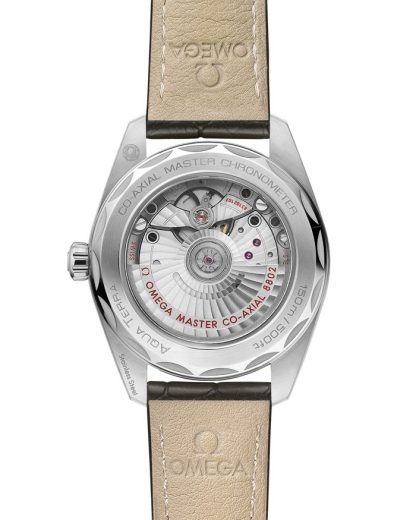 Omega Seamaster Aqua Terra 150M 38 mm, staal met leren band 220.13.38.20.60.001 - Afbeelding 2