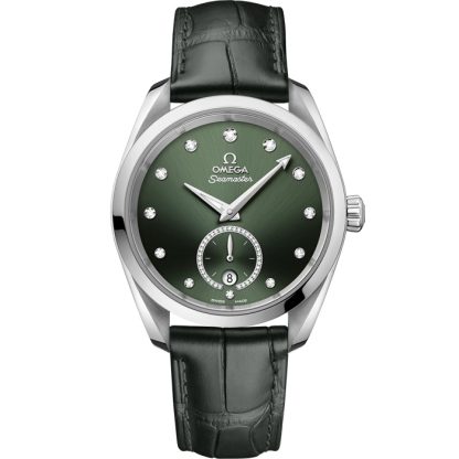 Omega Seamaster Aqua Terra 150M 38 mm, staal met leren band 220.13.38.20.60.001