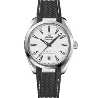 Omega Seamaster Aqua Terra 150M 38 mm, staal met rubberen band 220.12.38.20.02.001