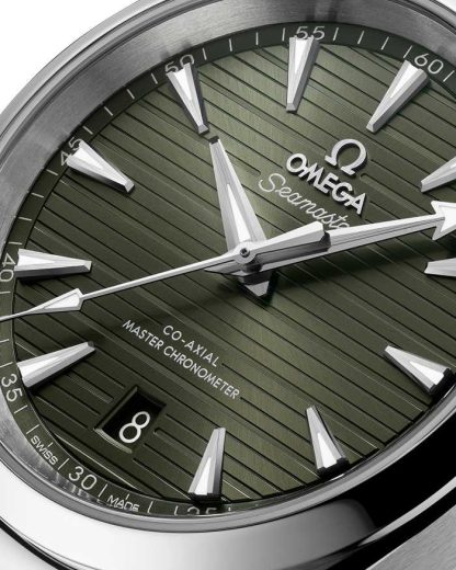 Omega Seamaster Aqua Terra 150M 38 mm, staal met rubberen band 220.12.38.20.10.001 - Afbeelding 3