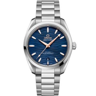 Omega Seamaster Aqua Terra 150M 38 mm, staal met staal 220.10.38.20.03.002