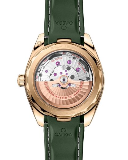 Omega Seamaster Aqua Terra 150M 41 mm, Moonshine™ gold met rubberen band 220.52.41.21.10.001 - Afbeelding 2