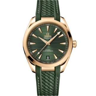 Omega Seamaster Aqua Terra 150M 41 mm, Moonshine™ gold met rubberen band 220.52.41.21.10.001