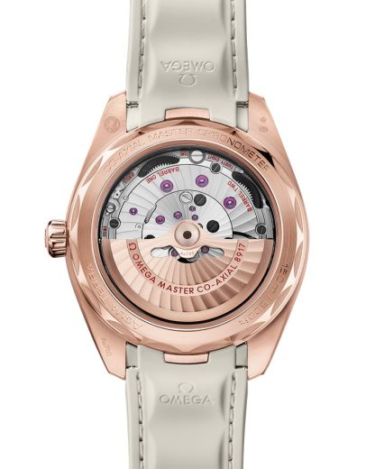 Omega Seamaster Aqua Terra 150M 41 mm, Sedna™ gold met rubberen band 220.52.41.21.02.001 - Afbeelding 2