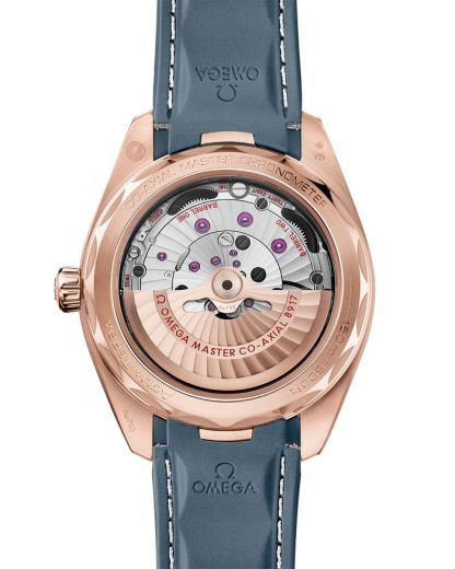 Omega Seamaster Aqua Terra 150M 41 mm, Sedna™ gold met rubberen band 220.52.41.21.03.002 - Afbeelding 2