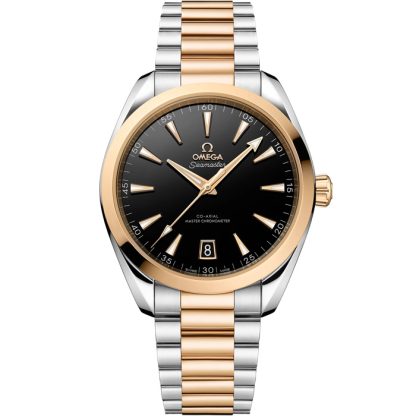 Omega Seamaster Aqua Terra 150M 41 mm, staal - Moonshine™ gold met staal - Moonshine™ gold 220.20.41.21.01.001