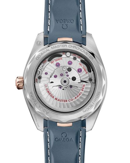 Omega Seamaster Aqua Terra 150M 41 mm, staal - Sedna™ gold met rubberen band 220.22.41.21.03.001 - Afbeelding 2