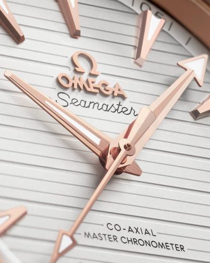 Omega Seamaster Aqua Terra 150M 41 mm, staal - Sedna™ gold met staal - Sedna™ gold 220.20.41.21.02.001 - Afbeelding 3