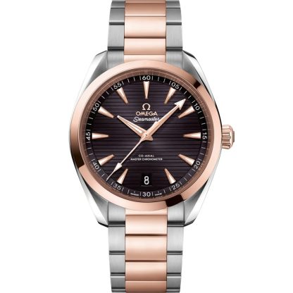 Omega Seamaster Aqua Terra 150M 41 mm, staal - Sedna™ gold met staal - Sedna™ gold 220.20.41.21.06.001