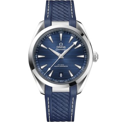 Omega Seamaster Aqua Terra 150M 41 mm, staal met rubberen band 220.12.41.21.03.007