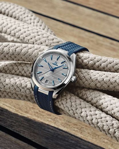 Omega Seamaster Aqua Terra 150M 41 mm, staal met rubberen band 220.12.41.21.06.001 - Afbeelding 2