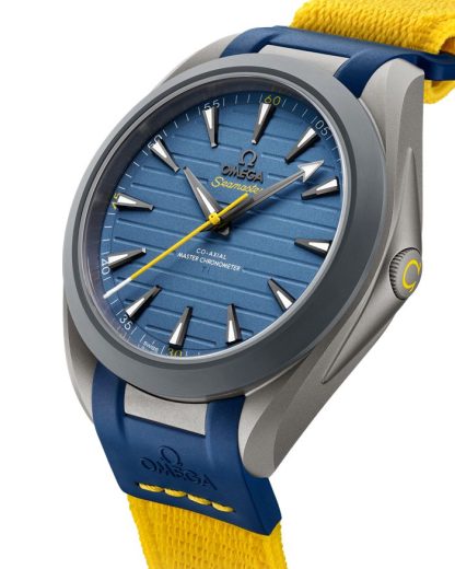 Omega Seamaster Aqua Terra 150M 41 mm, titanium met rubberen band 220.92.41.21.03.002 - Afbeelding 3