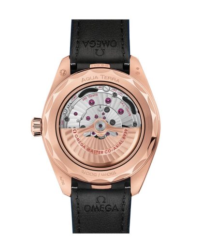 Omega Seamaster Aqua Terra 150M 43 mm, Sedna™ gold met leren band 220.53.43.22.02.001 - Afbeelding 2