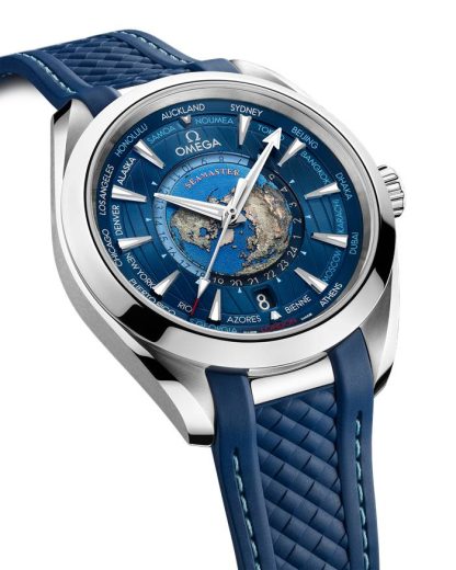 Omega Seamaster Aqua Terra 150M 43 mm, staal met rubberen band 220.12.43.22.03.001 - Afbeelding 3