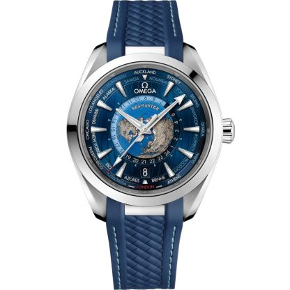 Omega Seamaster Aqua Terra 150M 43 mm, staal met rubberen band 220.12.43.22.03.001